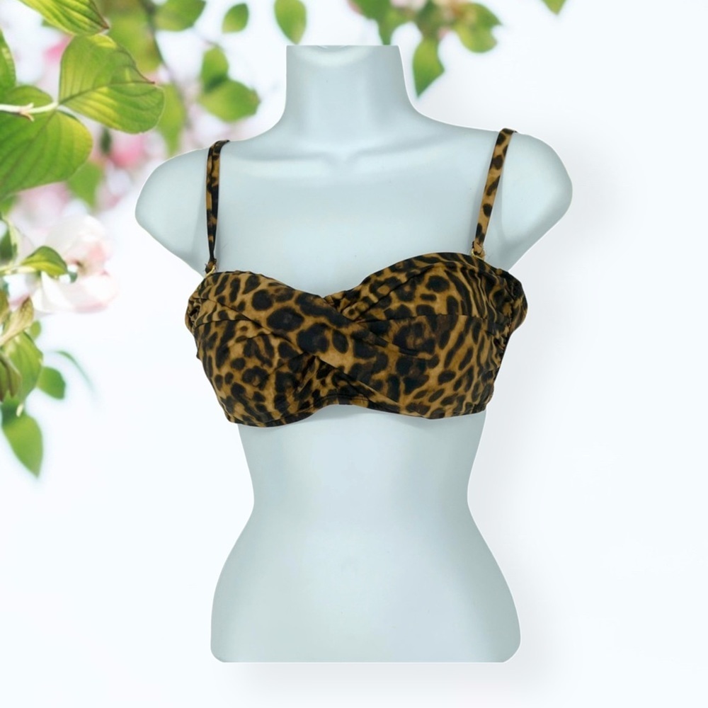 LAUREN Ralph Lauren Leopard Print Bandeau - Picture 5 of 9